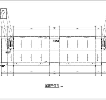 某大型宿舍楼建筑设计图