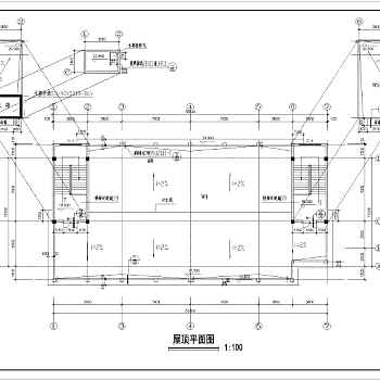 某大学宿舍楼建筑设计图