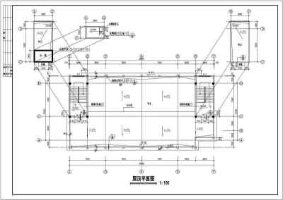 某大学宿舍楼建筑设计图