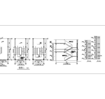 多层宿舍楼建筑施工设计图