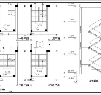 南方宿舍楼建筑设计图纸