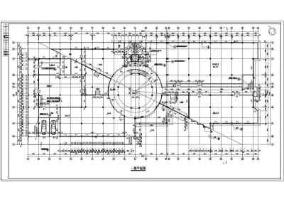 全套办公楼建筑设计施工图带效果图3D模型