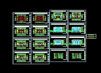 小型办公楼建筑图3D模型