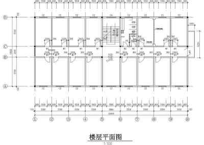 某单位宿舍楼所建筑设计图