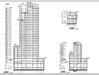 某地29层框剪结构办公楼建筑设计方案图3D模型