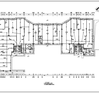 [四川]二类高层住宅楼强弱电施工图纸（一二层为商业）