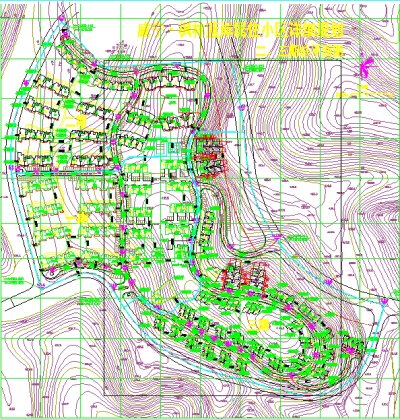某居小区详细规划二三期总平面