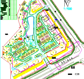 广西新高峰小区规划图