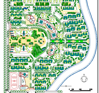 某居住小区规划设计图3D模型