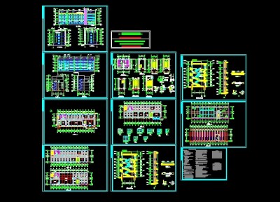 某办公楼建筑施工图3D模型