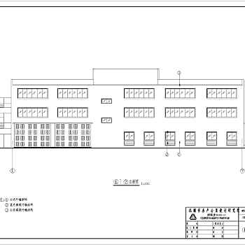 某地区三层框架结构办公楼建筑结构施工图3D模型