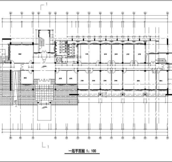 某学院行政办公楼平面图