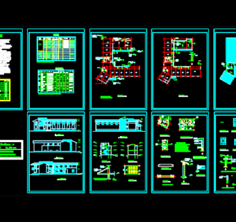 全套办公楼建筑施工图