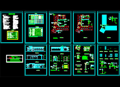 全套办公楼建筑施工图