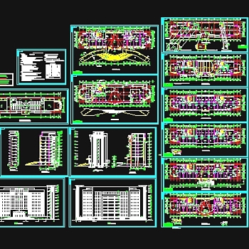 某公安机关主办公楼建施图