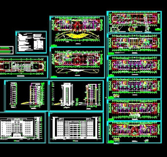 某公安机关主办公楼建施图