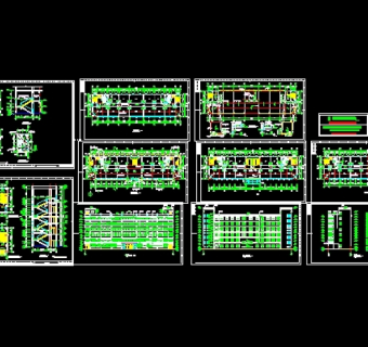 全套综合办公楼建施图