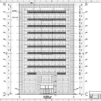 某地11层框架结构办公楼建筑设计施工图