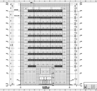 某地11层框架结构办公楼建筑设计施工图