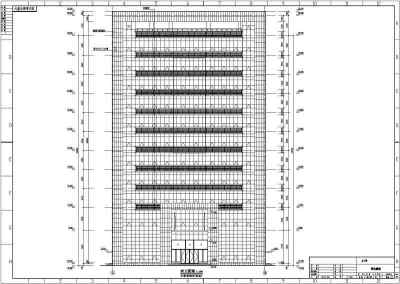 某地11层框架结构办公楼建筑设计施工图