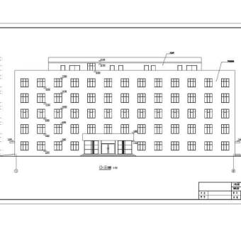 某地6层框架办公楼建筑结构施工图