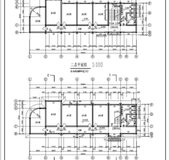 某地3层砌体结构办公楼建筑结构施工图