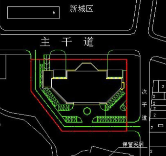 高层办公楼设计（含效果图）