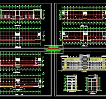 厂区办公楼施工图