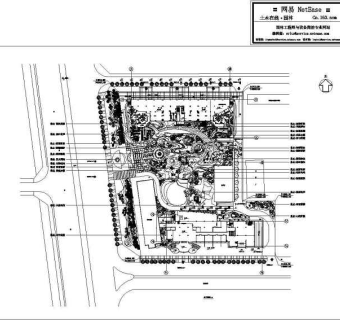 某小区景观规划总平面图