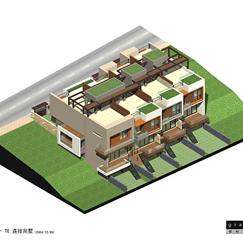 别墅模型（含CAD）