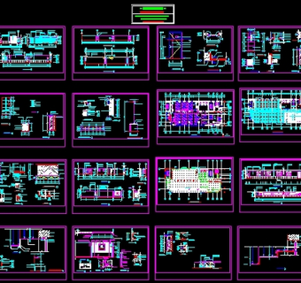 办公楼八层施工图16张