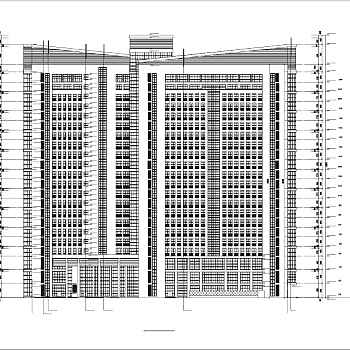 某地22层框剪结构综合办公楼建筑设计方案图