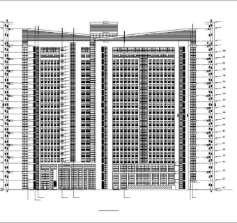 某地22层框剪结构综合办公楼建筑设计方案图