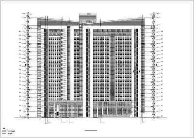 某地22层框剪结构综合办公楼建筑设计方案图