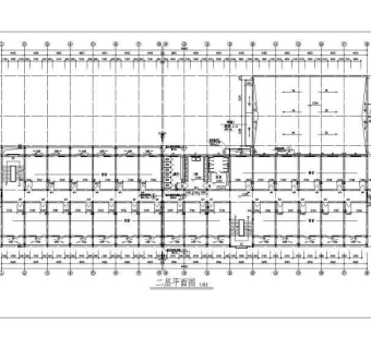 宿舍楼建筑设计CAD全套施工图