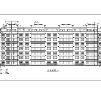 某地多层框架结构住宅楼建筑设计施工图