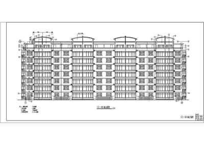 某地多层框架结构住宅楼建筑设计施工图