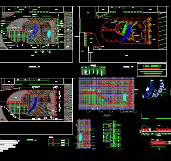 办公楼前广场规划图纸