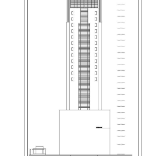 26层高层综合办公楼施工图附带效果图