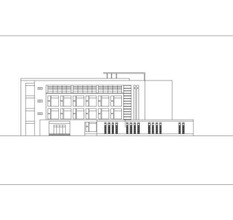 公交公司办公楼cad施工图