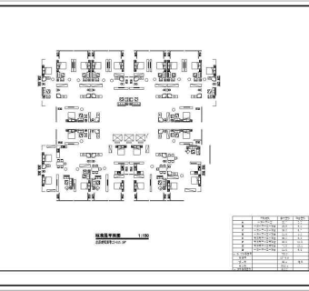 厦门思明区瑞景某高层户型方案及草图大师模型
