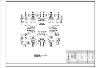 厦门思明区瑞景某高层户型方案及草图大师模型