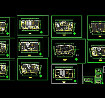 弧形办公楼装修图