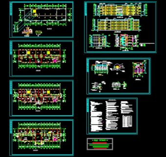 三层厂矿办公楼施工图