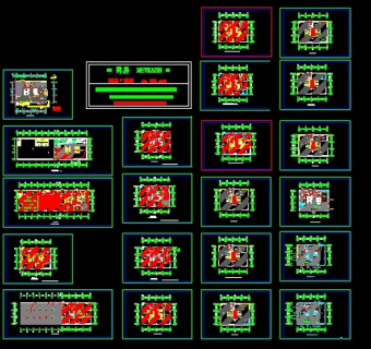某电视台办公楼装修图纸