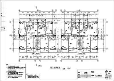 某带底商小高层住宅楼设计cad全套建施图