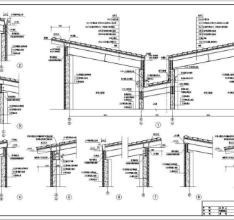 黄永玉博物馆建筑墙身设计cad施工图