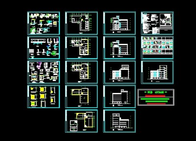 全套办公楼建筑施工图