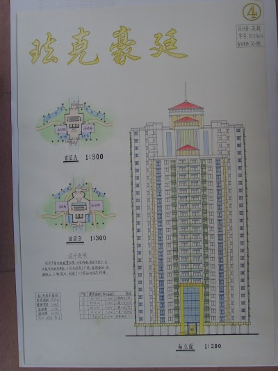 高层住宅设计CAD+SketchUp模型