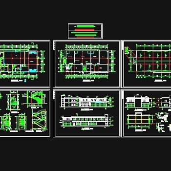 某厂房办公楼建筑图